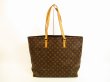 Photo1: LOUIS VUITTON Monogram Leather Brown Tote&Shoppers Bag Cabas Alto #4666