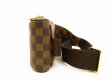 Photo3: LOUIS VUITTON Damier Leather Brown Fanny&Waist Packs Geronimos #4668