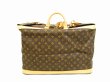 Photo2: LOUIS VUITTON Monogram Leather Brown Duffle Bag Hand Bag Cruiser Bag 50 #4685