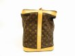 Photo3: LOUIS VUITTON Monogram Leather Brown Duffle Bag Hand Bag Cruiser Bag 50 #4685