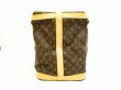 Photo4: LOUIS VUITTON Monogram Leather Brown Duffle Bag Hand Bag Cruiser Bag 50 #4685