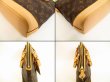 Photo6: LOUIS VUITTON Monogram Leather Brown Hand Bag Purse Lockit PM #4689