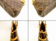 Photo6: LOUIS VUITTON Monogram Leather Brown Tote Bag Batignolles Horizontal #4693