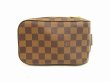 Photo1: LOUIS VUITTON Damier Leather Brown Fanny&Waist Packs Geronimos #4723