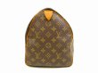 Photo3: LOUIS VUITTON Monogram Leather Brown Hand Bag Purse Speedy35 #4729