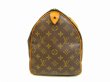 Photo4: LOUIS VUITTON Monogram Leather Brown Hand Bag Purse Speedy35 #4729