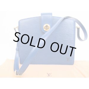 Photo: LOUIS VUITTON Epi Leather Blue Messenger&Cross-body Bag Capucines #4741