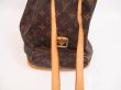 Photo11: LOUIS VUITTON Monogram Leather Brown Backpack Bag Montsouris GM #4745