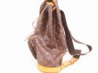 Photo4: LOUIS VUITTON Monogram Leather Brown Backpack Bag Montsouris GM #4745