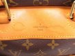 Photo10: LOUIS VUITTON Monogram Leather Brown Hand Bag Boring Vanity Deauville #4751