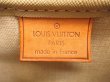 Photo12: LOUIS VUITTON Monogram Leather Brown Hand Bag Boring Vanity Deauville #4751