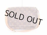 Photo: LOUIS VUITTON Monogram Leather Brown Shoulder Bag Musette Tango Short #4754