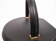 Photo11: LOUIS VUITTON Epi Leather Black Hand Bag Cosmetic Bag Cannes #4768