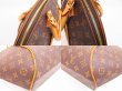 Photo6: LOUIS VUITTON Monogram Leather Brown Hand Bag Purse Ellipse MM #4772