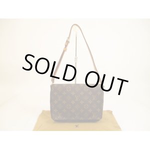 Photo: LOUIS VUITTON Monogram Leather Brown Shoulder Bag Musette Tango Short #4784