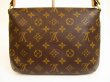 Photo2: LOUIS VUITTON Monogram Leather Brown Shoulder Bag Musette Tango Short #4784