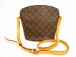 Photo1: LOUIS VUITTON Monogram Leather Brown Messenger&Cross-body Bag Drouot #4787