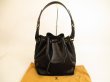 Photo1: LOUIS VUITTON Epi Leather Black Shoulder Bag Purse Petite Noe #4791