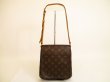 Photo1: LOUIS VUITTON Monogram Leatger Brown Shoulder Bag Musette Salsa Short #4794