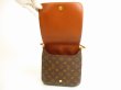 Photo8: LOUIS VUITTON Monogram Leatger Brown Shoulder Bag Musette Salsa Short #4798