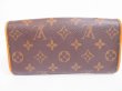 Photo2: LOUIS VUITTON Monogram Leather Brown Waist Packs Pochette Twin PM #4801