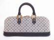 Photo1: LOUIS VUITTON Monogram Mini Canvas Brown Hand Bag Alma Long #4802