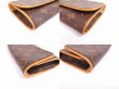 Photo6: LOUIS VUITTON Monogram Leather Brown Waist Packs Pochette Twin PM #4810