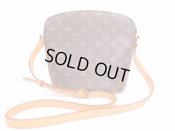 Photo1: LOUIS VUITTON Monogram Leather Brown Messenger&Cross-body Bag Drouot #4811