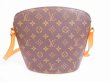 Photo2: LOUIS VUITTON Monogram Leather Brown Messenger&Cross-body Bag Drouot #4811