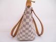 Photo3: LOUIS VUITTON Azur Leather White Tote&Shoppers Bag Totally PM #4814