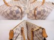 Photo6: LOUIS VUITTON Azur Leather White Tote&Shoppers Bag Totally PM #4814