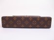 Photo5: LOUIS VUITTON Monogram Leather Brown Hand Bag Purse Malesherbes #4816