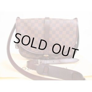 Photo: LOUIS VUITTON Damier Leather Crossbody Bag Saumur MM 30 special order #4818