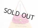 Photo: LOUIS VUITTON Monogram Denim Pink Shoulder Bag Pouch Mini Pleaty #4825