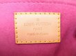 Photo10: LOUIS VUITTON Monogram Denim Pink Shoulder Bag Pouch Mini Pleaty #4825