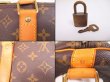 Photo11: LOUIS VUITTON Monogram Leather Brown Gym Bag Keepall 60 Bandouliere #4837