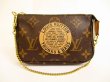 Photo1: LOUIS VUITTON Monogram Leather T&B Mini Accessories Chain Pouch Pchette #4857