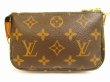 Photo2: LOUIS VUITTON Monogram Leather T&B Mini Accessories Chain Pouch Pchette #4857