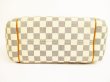 Photo5: LOUIS VUITTON Damier Azur White Leather Shoppers Bag Purse Totally PM #4860