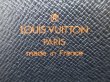 Photo10: LOUIS VUITTON Epi Leather Black & Blue Hand Bag Purse Varenne #4865