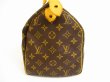 Photo3: LOUIS VUITTON Monogram Leather Brown Hand Bag Purse Speedy30 #4875