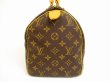 Photo4: LOUIS VUITTON Monogram Leather Brown Hand Bag Purse Speedy30 #4875