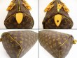 Photo6: LOUIS VUITTON Monogram Leather Brown Hand Bag Purse Speedy30 #4875