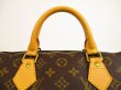 Photo7: LOUIS VUITTON Monogram Leather Brown Hand Bag Purse Speedy30 #4875