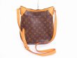 Photo1: LOUIS VUITTON Monogram Leather Brown Messenger&Crossbody Bag Odeon PM #4883