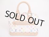 Photo: LOUIS VUITTON Multi-color Leather White Hand Bag Alma #4887