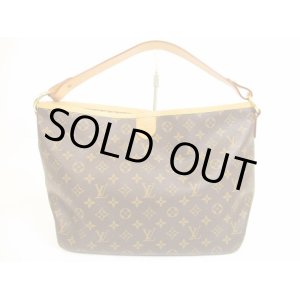 Photo: LOUIS VUITTON Monogram Leather Brown Shoulder Bag Hobo Delightful PM #4895