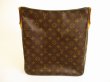 Photo2: LOUIS VUITTON Monogram Leather Brown Shoulder Bag Purse Looping GM #4896