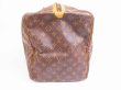 Photo4: LOUIS VUITTON Monogram Leather Brown Duffle&Gym Bag Sac Souple 55 #4908