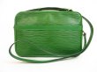 Photo1: LOUIS VUITTON Epi Leather Green Messenger&Cross-body Bag Trocadero #4916